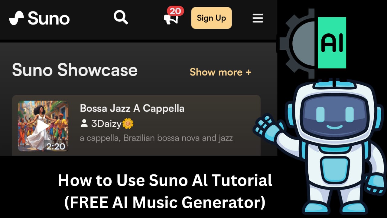 How to Use Suno Al Tutorial (FREE AI Music Generator)